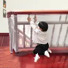 Домашний декор, детский забор, сетка для безопасности детей, Балконная сетка для защиты лестницы, товары для дома, для малышей, защитная сетка для лестницы, декоративная сетка