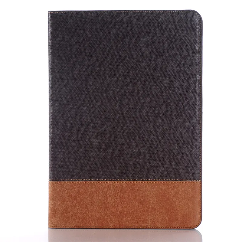 Dark Brown Чехол для Samsung Galaxy Tab A 9,", Чехол SM-T555 T550 P550 P555 из искусственной кожи, Роскошный Ретро планшет, подставка, кошелек, чехол, держатель для карт - Цвет: Dark Brown
