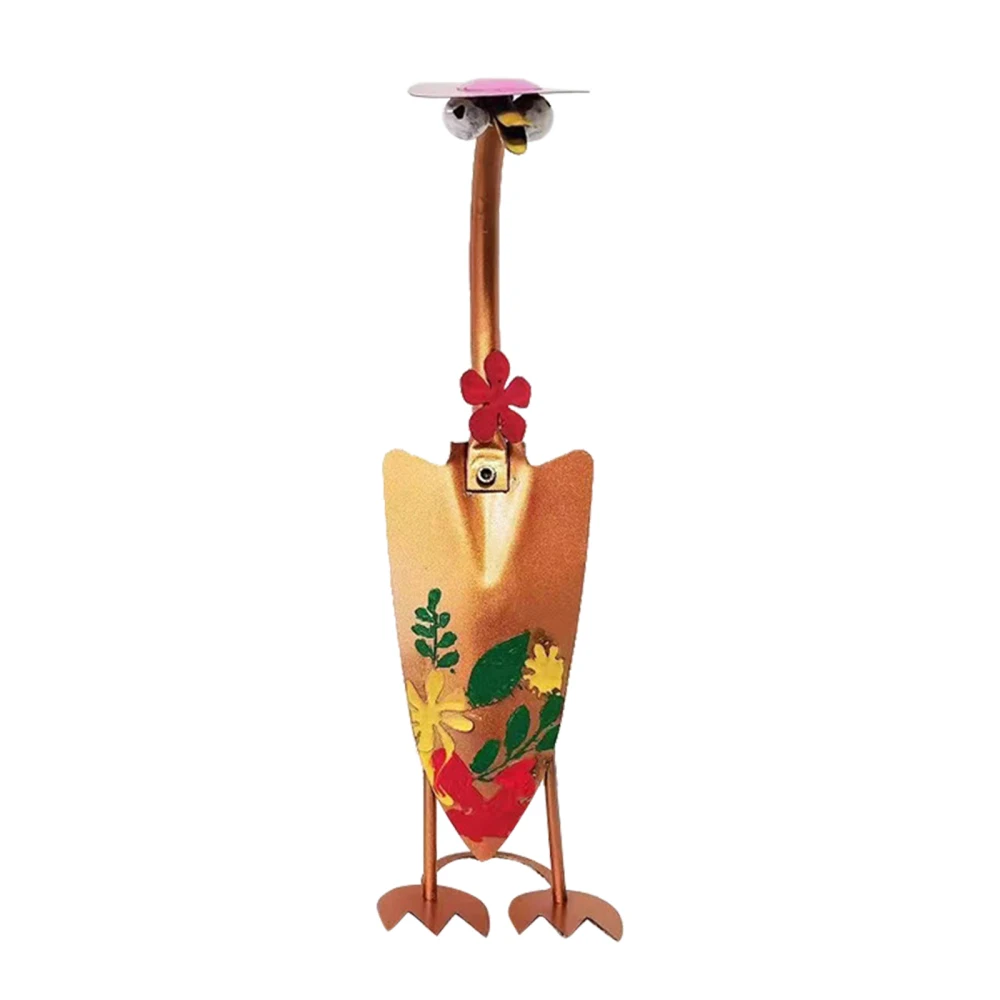 

Furnishing Articles Shovel Ducks Sculpture Decor Garden Arts Ornaments Artistic Female Model Figurine Shovel-shaped Decorations