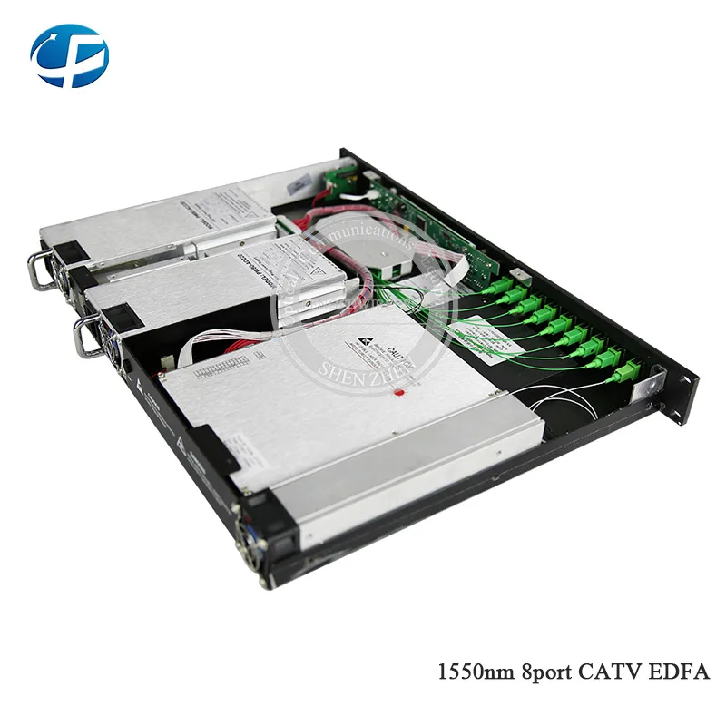 Новый CATV 1550nm EDFA 1310/1490/1550 wdm 8 порт выхода оптический волоконный усилитель мощность