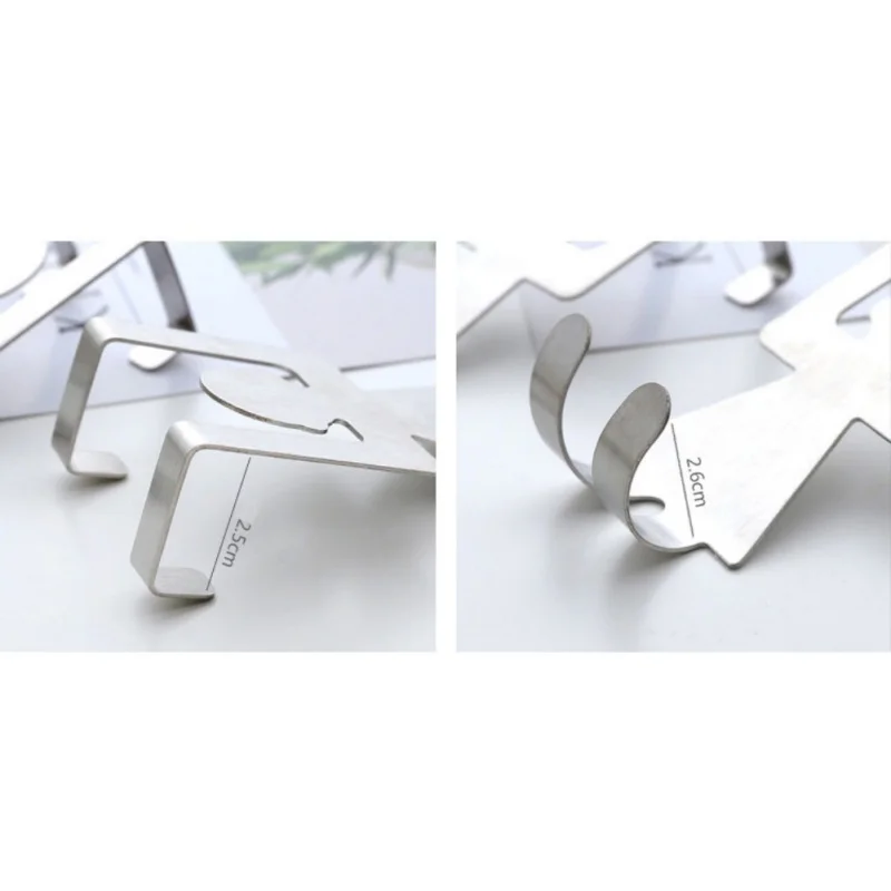 2 шт./компл. кухонный нож из нержавеющей стали крючки станок для влюбленных в