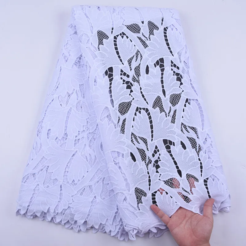 Чисто белого цвета в африканском стиле шнур гипюр последние высокое качество