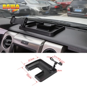 bawa center console storage box with mobile phone holder ipad bracket for ford f150 raptor 2009 2014 car accessories free global shipping