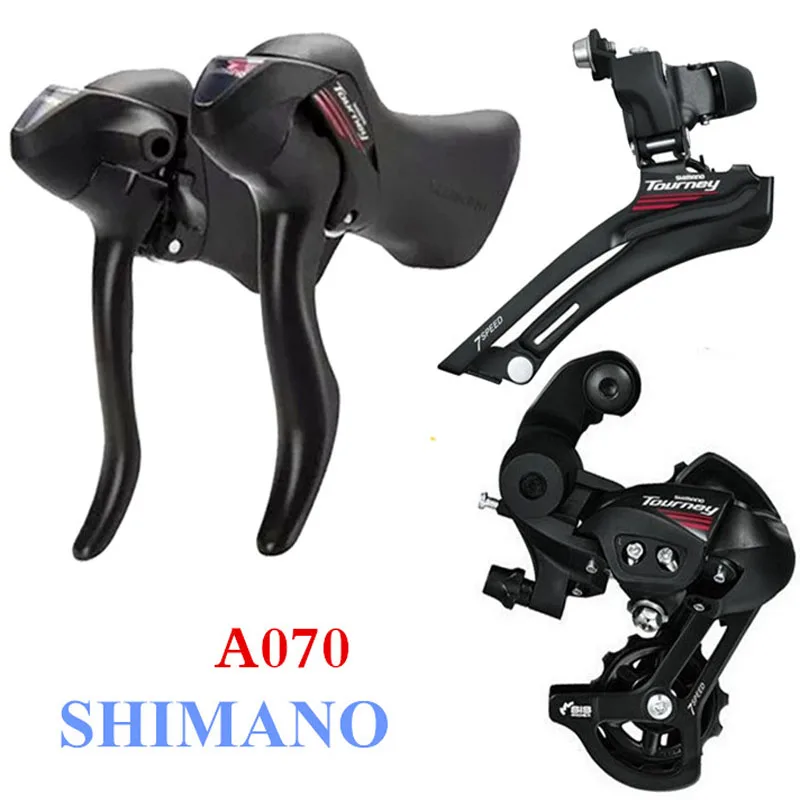 SHIMANO 2x7 скоростной Переключатель скоростей для шоссейного