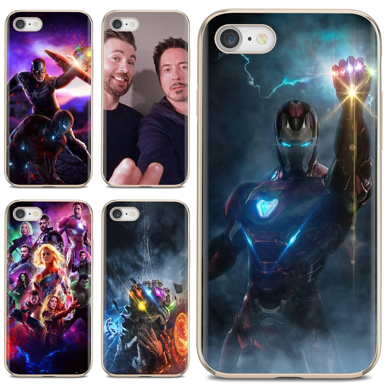 Мягкий силиконовый чехол из ТПУ с изображением мстителя 4 финальная сражение за