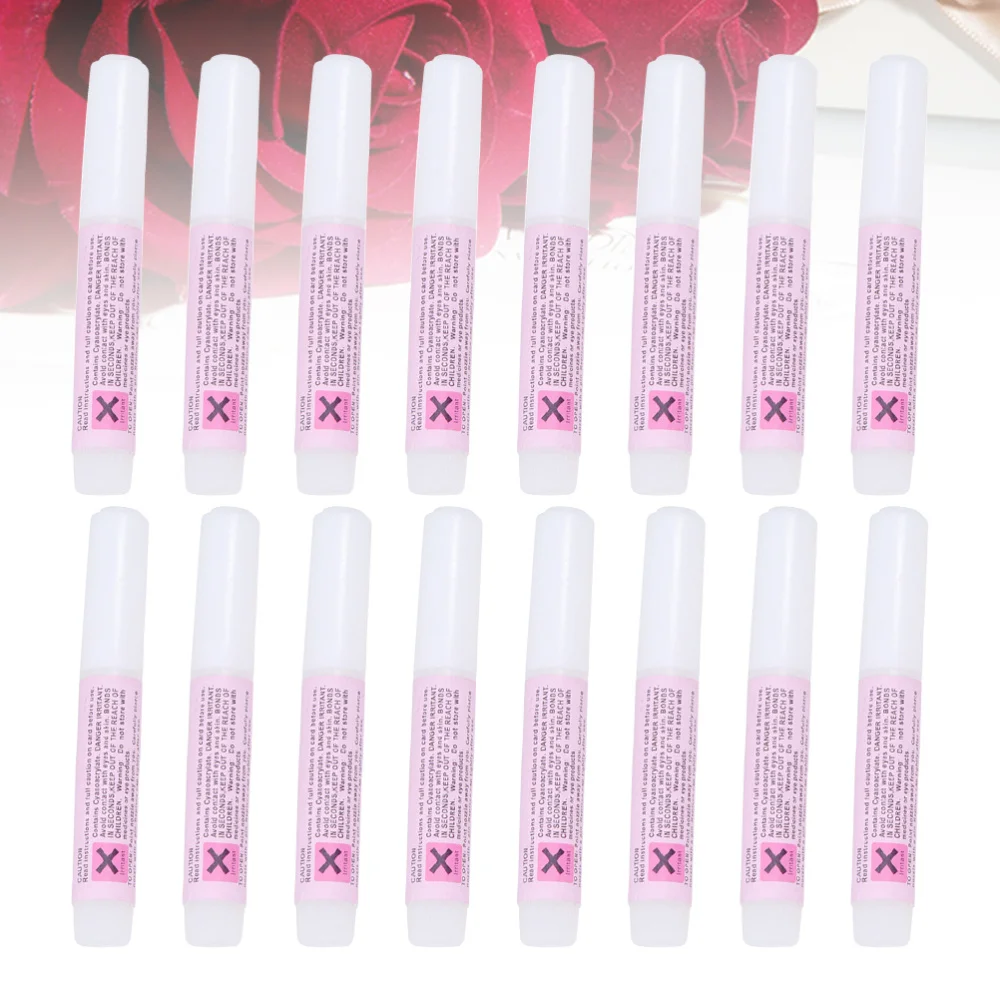 

50pcs 2g Professional Nail Glue Mini Beauty Nail Glue Nail Art Tips Glue Manicure Glue for Shop Home Salon )