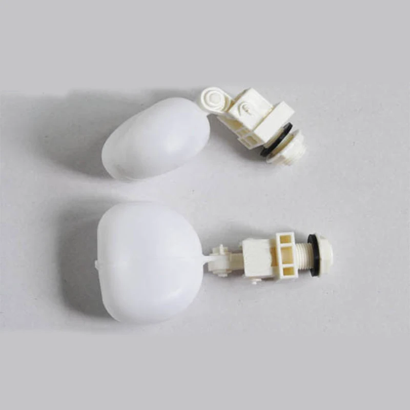 Регулируемый Автоматический Поплавковый шаровой кран DN15 из белого пластика 1/2