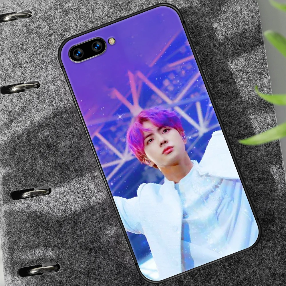 

Bangtan Boys Kim Seok Jin Phone Case Cover Hull For HUAWEI honor 7a 8 8s 8a 8x 9 9x 10 20 i Lite Pro black Bumper Luxury