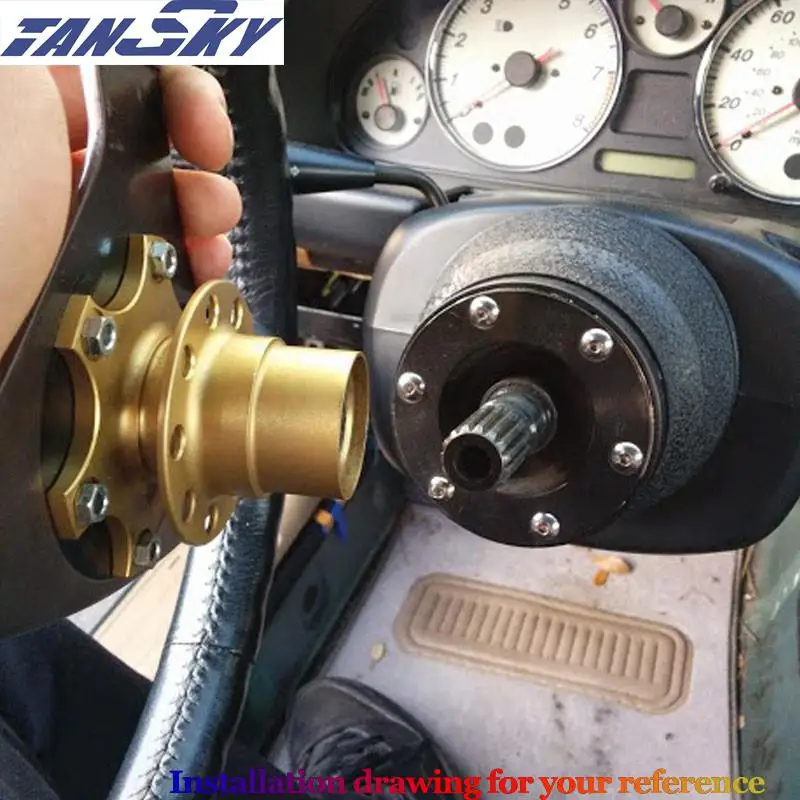 Новое универсальное быстросъемное Рулевое колесо для Toyota Corolla Camry MR2 MRS Supra Celica TK