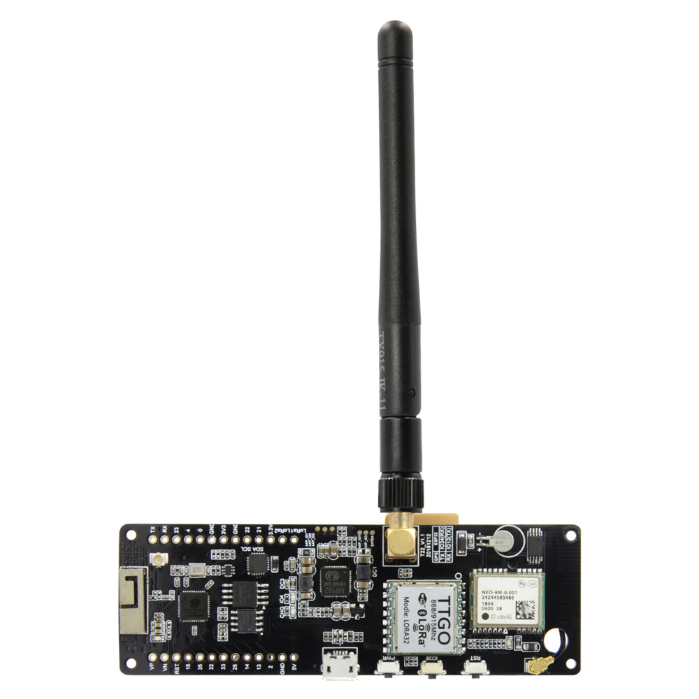 TTGO Т образной балки V1.1 ESP32 433/868/915/923 МГц Wi Fi Беспроводной Bluetooth модуль GPS NEO 6M SMA LORA 32