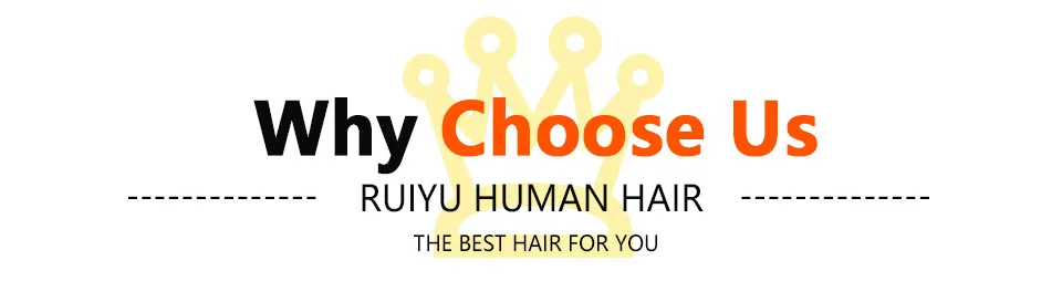 Human Hair Bundles With Closure Straight Hair Bundles With Closure Brazilian Hair Weave Bundles With Closure RUIYU Non-Remy Hair