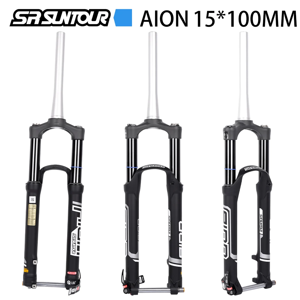 SR SUNTOUR AION воздушная вилка для велосипеда 27 5/29 дюймов распорка 34 мм сквозная ось