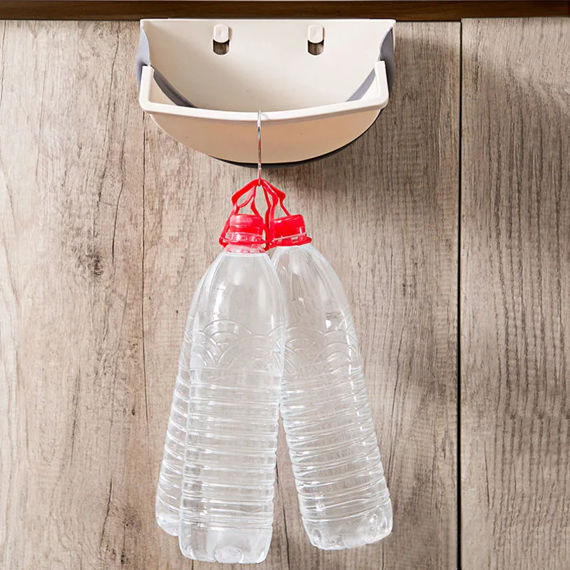 Новейшая Складная мусорная корзина кухонный шкаф дверь подвесная настенная для