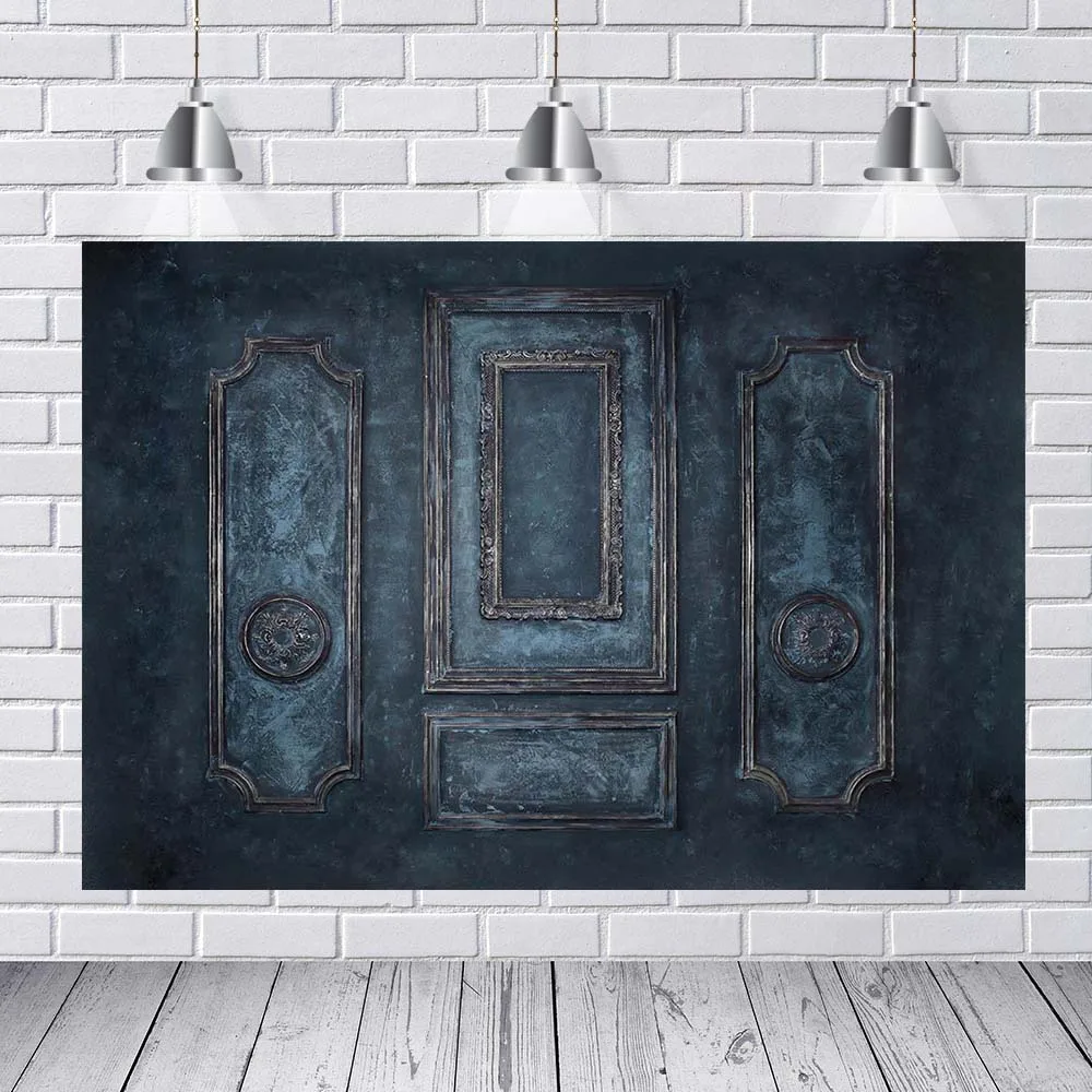 Фон для фотосъемки новорожденного ребенка серый классический фон двери и окна