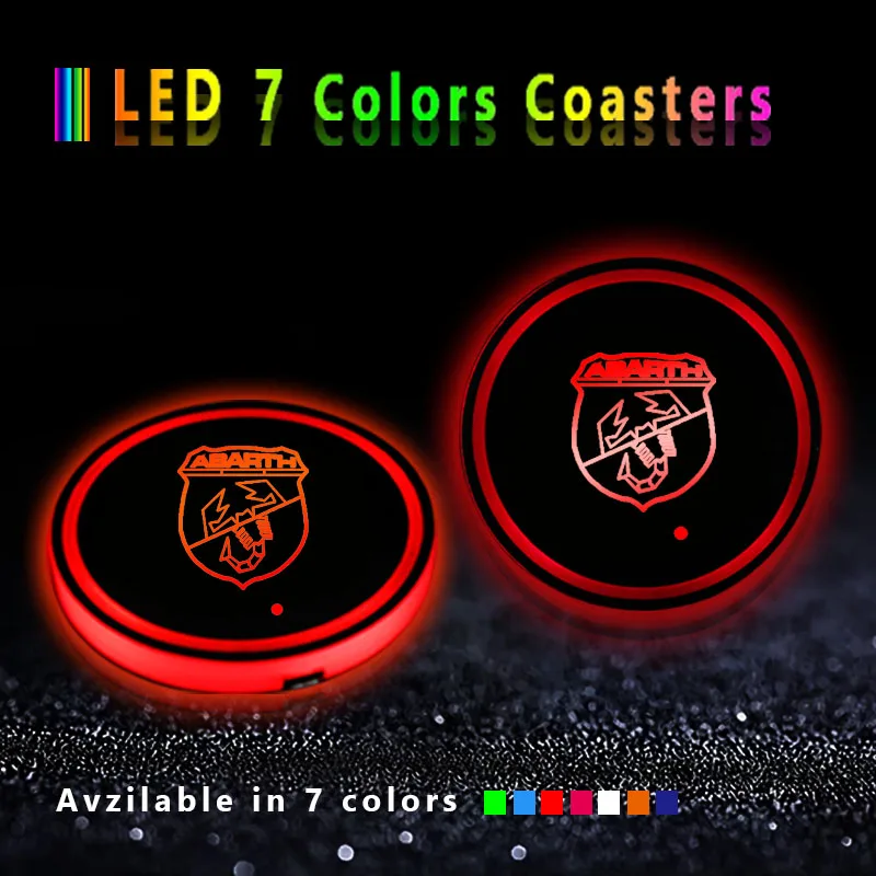 1 шт. светодиодная подсветка для автомобильной чашки светящийся подставка