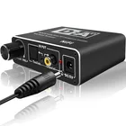 Портативный Hifi DAC Amp цифро-аналоговый аудио преобразователь RCA 3,5 мм усилитель для наушников Toslink оптический коаксиальный выход dac 24bit