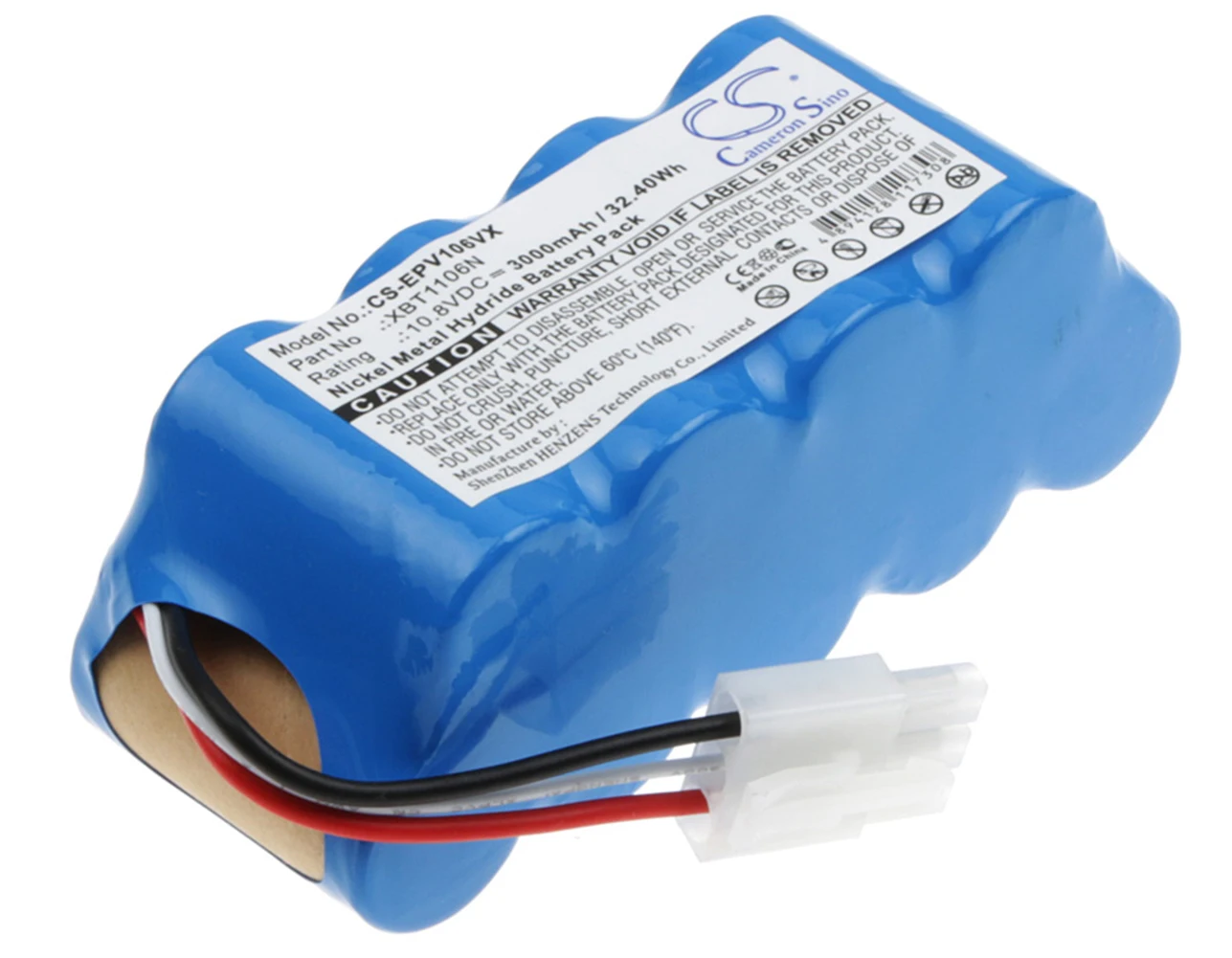 

Cameron Sino 10.8V/3000mA XBT1106N Battery for Euro Pro Shark Navigator SV116N Freesty,SV1106N