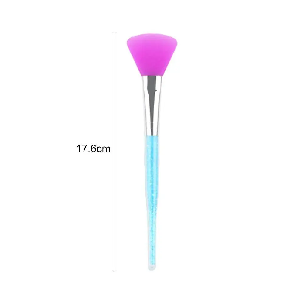

1Pcs Cosmetics Beauty Tools Silicone Soft Head Mask Mud Liquid Mask Compensator Makeup Brush Foundation O1U1