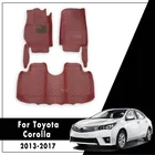 Аксессуары для салона автомобиля, Полный Комплект ковриков для Toyota Corolla XI 11th E170 2014 2015 2016 2017 2018