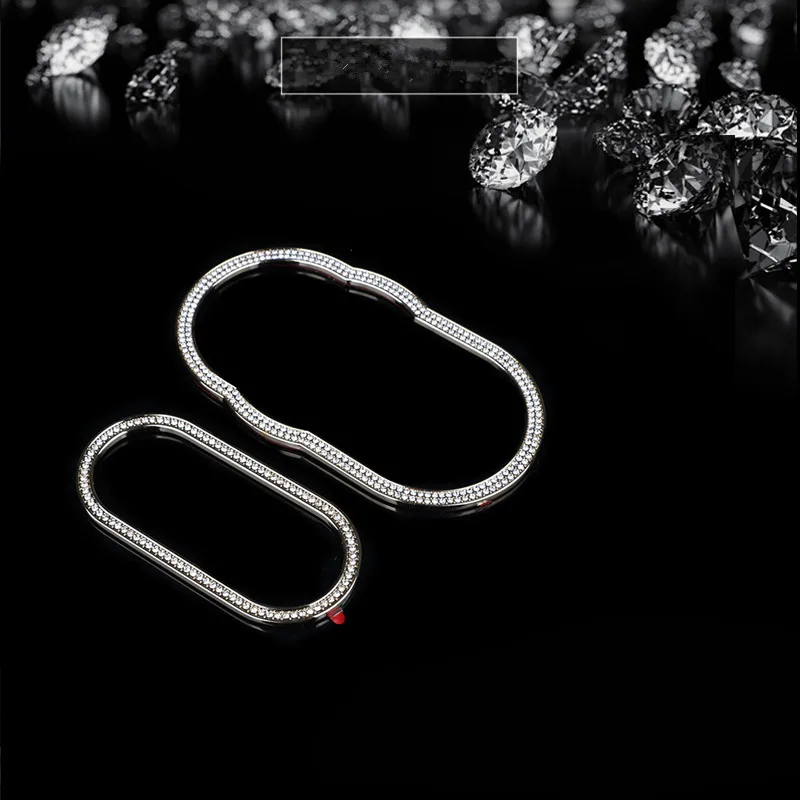 Автомобильная медиаручка крышка панели отделка кристальная наклейка