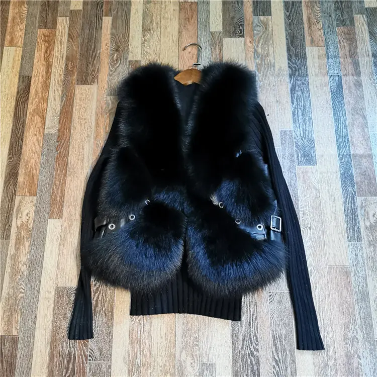 ZDFURS* из натурального меха лисы жилет короткий без рукавов Vestwoman зимние теплые натуральный меховой жилет натуральным лисьим мехом Меховая куртка лисий мех пальто
