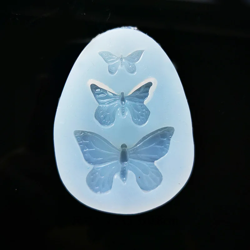1 шт. Прозрачная силиконовая комбинированная форма бабочка для изготовления