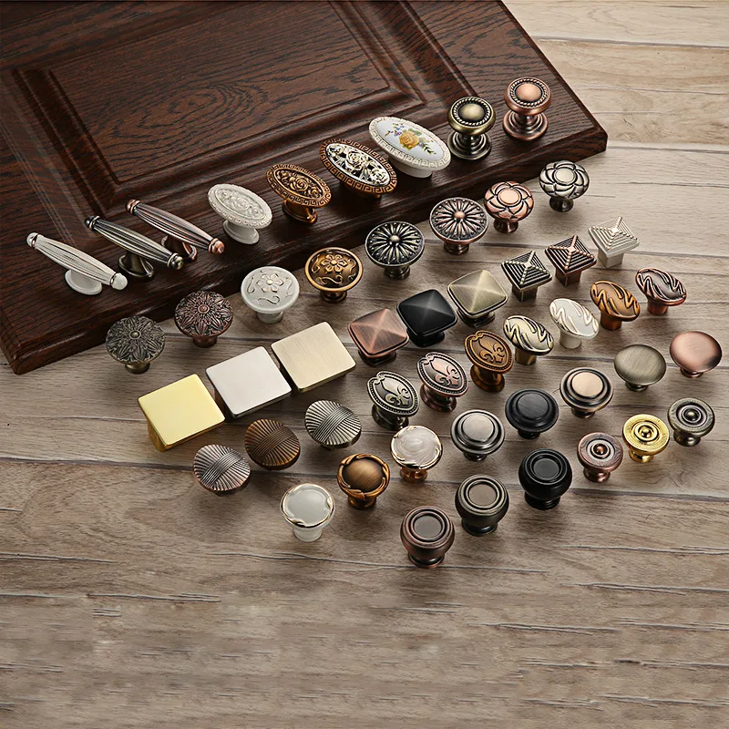 Ручка в стиле ретро одно отверстие кухонный шкаф выдвижной ящик Европейский