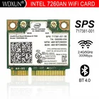 Двухдиапазонная беспроводная карта N 7260HMWAN 7260 7260hmw и Wi-Fi Bluetooth 4,0 для Intel mini PCI-E 300 Мбитс сеть 2,4G5G 717381-001