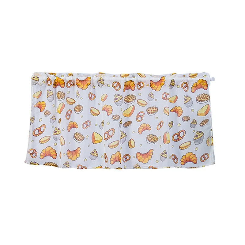 Rod 50x100cm 50x100 см/150 см каркасная штора с вышивкой, Капок, цветы, полуярусная штора, Короткая штора для кухни, ванной, гостиной - Цвет: Rod 50x100cm
