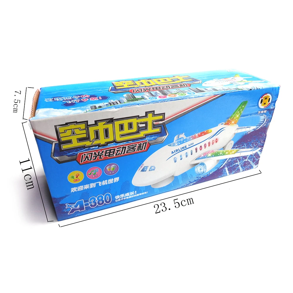 Детские самолет-планер игрушки Электрический музыкальный светильник