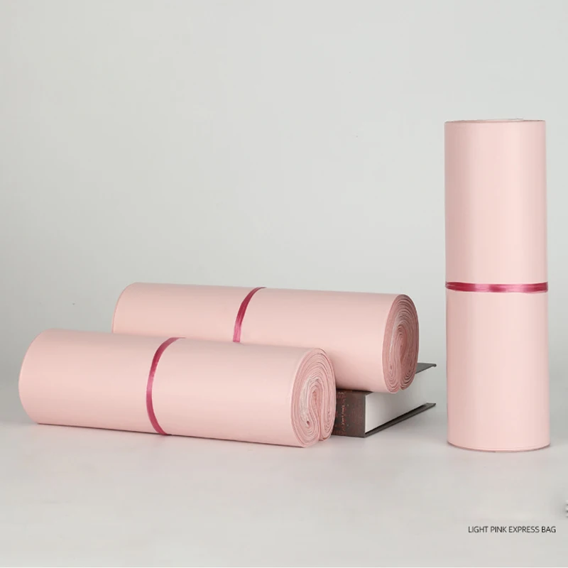 Matte Light Pink Poly Mailer Express Bag Envelope Plastic Shipping Self Adhesive Delivery Packing Gift Post Courier Custom Logo | Дом и сад