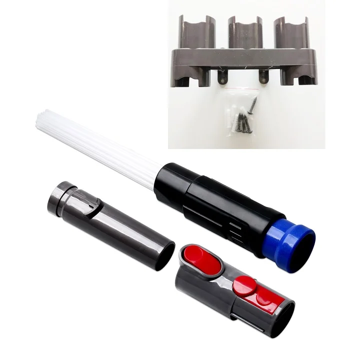 Bracket and Adaptor Кронштейн для хранения для Dyson V7 V8 V10 Запчасти для пылесоса абсолютная щетка подставка инструмент насадка База держатель док-станция аксессуар - Цвет: Bracket and Adaptor
