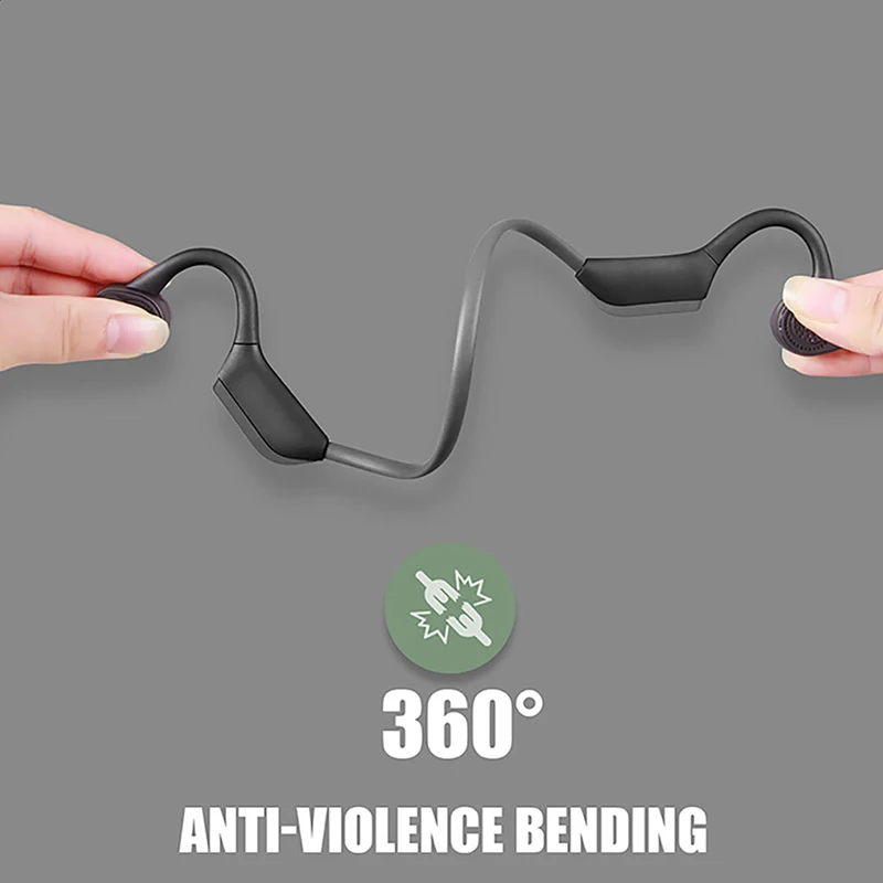 Костная проводимость bluetooth-гарнитура Беспроводная двойная Ушная спортивная