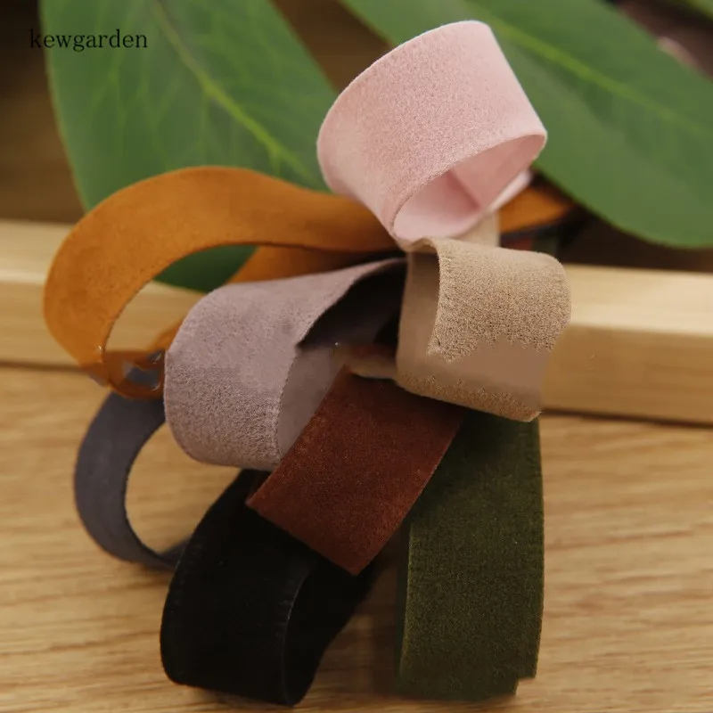 Сад DIY бант в качестве аксессуара тесьма 1 &quot1 5&quot 5/8 &quot16 мм 25 40 замшевая лента
