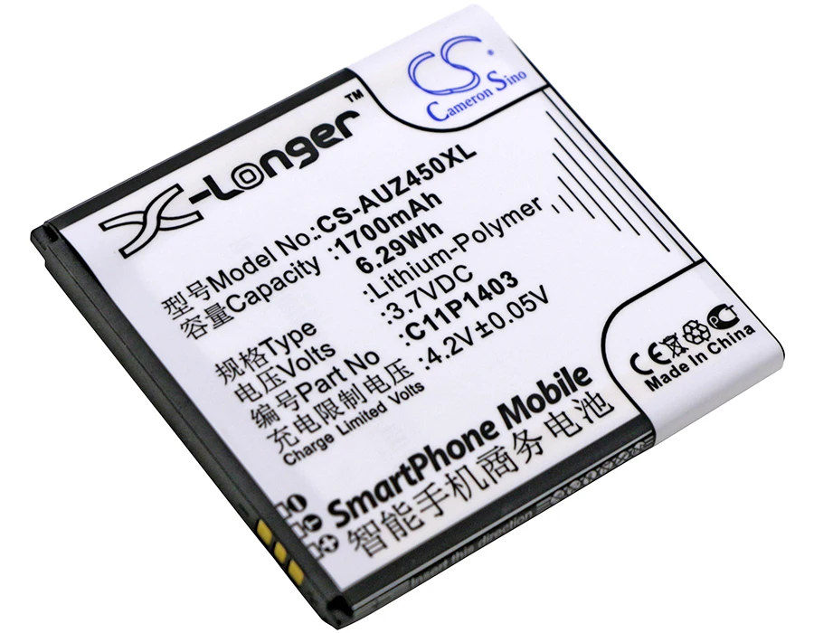 Аккумулятор Cameron Sino 1700mAh для Asus A450CG ZenFone 4 5 0B200 01070000 C11P1403|Смарт-аксессуары| |