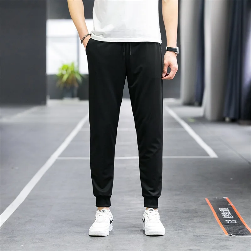

Sports casual pants 2022 new style bundle feet cotton-proof spandex pants casual pants trousers