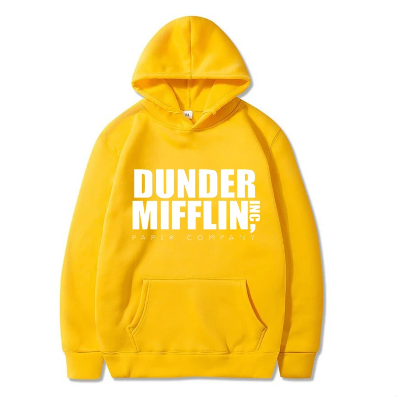 Фотообои с надписью The офис ТВ Show Dunder Mifflin мужские и женские толстовки в уличном