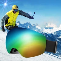 2021 new adult ski goggles double layer anti fog skiing eyewear men woman large spherical sports glasses man outdoor ski goggles