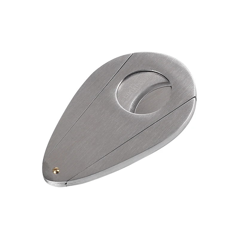 New 1pcs Double Blades Sharp Cigar Cutter Stainless Steel Pocket Gadgets Cigarette Knife Cuban Smoking Accessories c3301 | Дом и сад