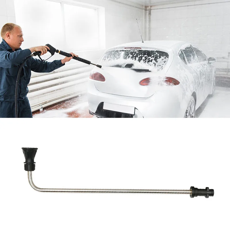 

High Pressure Washers Car Washer Metal Jet Lance Gutter Cleaning Wand With Fan Nozzle Tip For Karcher K1 K2 K3 K4 K5 K6 K7