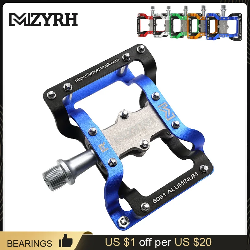 MZYRH Y02 MTB велосипедные педали с ЧПУ плоская платформа для горного велосипеда езды