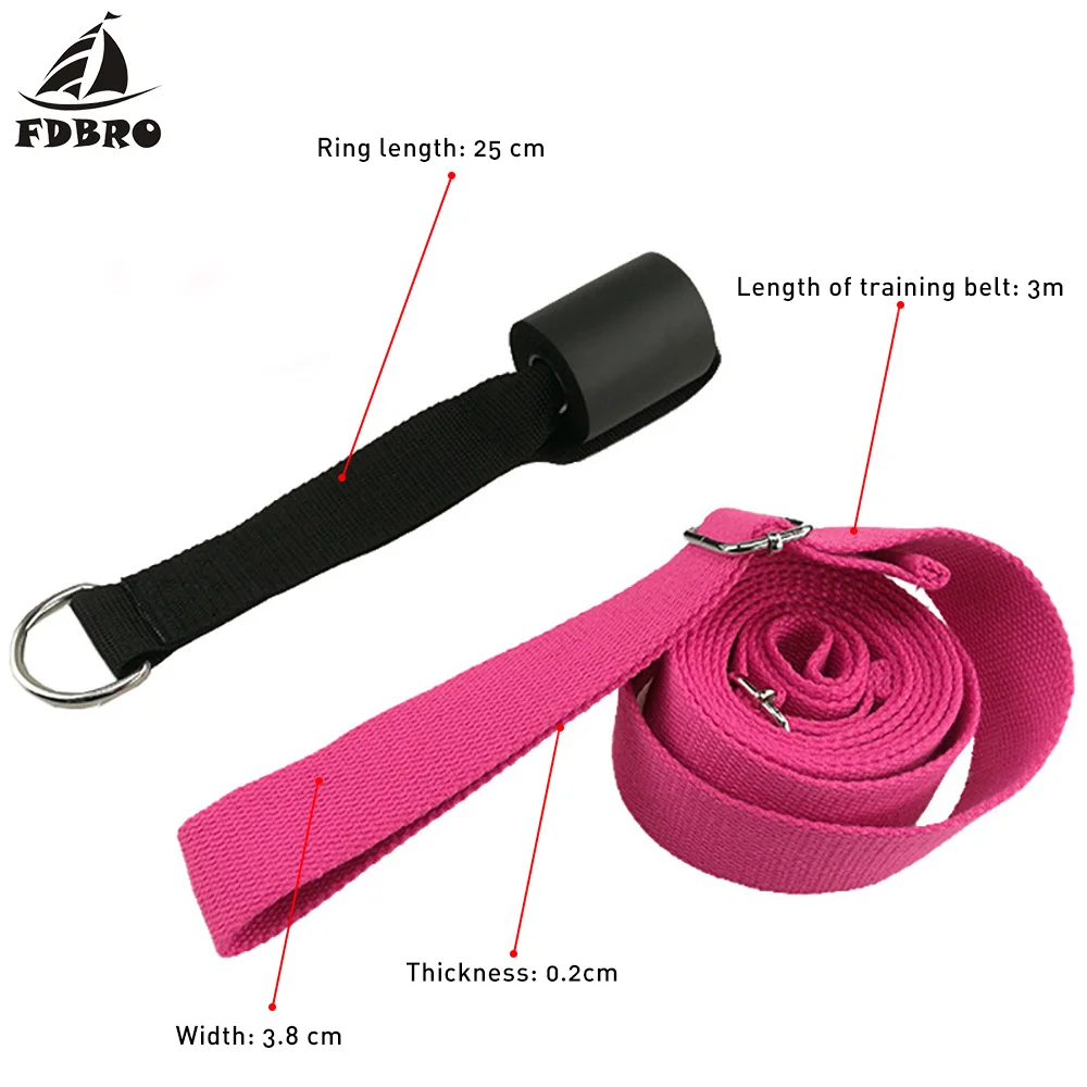 FDBRO Hot Dance Gymnastics Exercise Training Gym Foot Stretch Bands Leg Stretcher Length Ballet Band 2019 New Free Ship | Спорт и