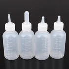 Практические ПЭТ жидкостью для кормления бутылочка для кормления Наборы с молоко подачи воды для котят щенок Hamste силикона