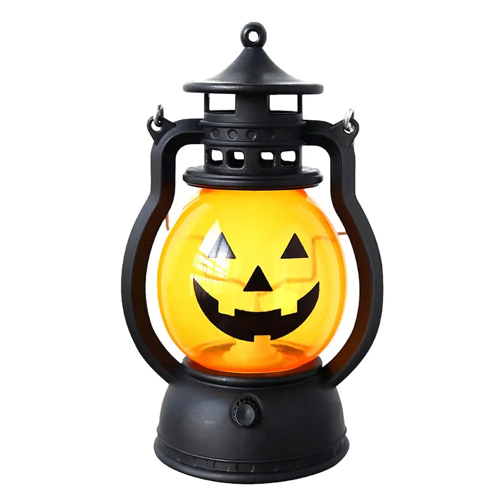 

Halloween Decoration Retro Small Oil Lamp Christmas Gift Pony Lantern Creative Bar Ghost Festival Atmosphere Layout