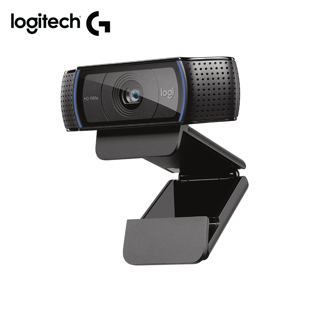 Веб-камера Logitech C920e со стеклянной линзой 1080p Full HD USB-камера с автофокусом для
