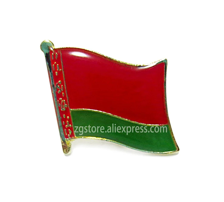 

Wholesale Lot of 10 pcs National flag Lapel Pins brooch Badge Emblem Belarus