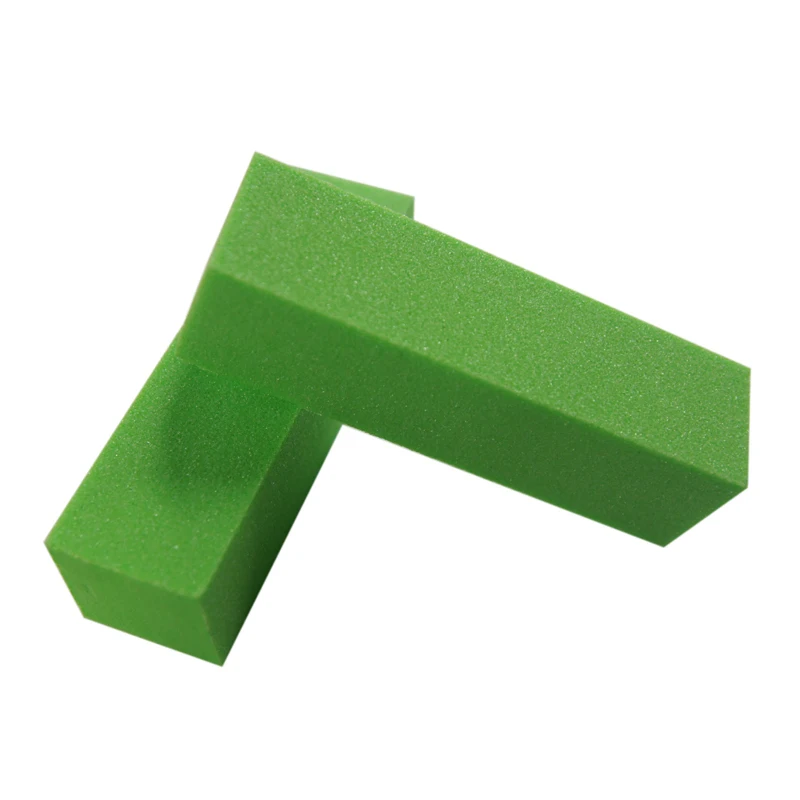green 10 шт./компл. шлифовальная Шлифовальная Пилка Для ногтей Полировщики для ногтей Файлы Блок шлифовальный маникюр с полировкой ногтей, для маникюра - Цвет: green