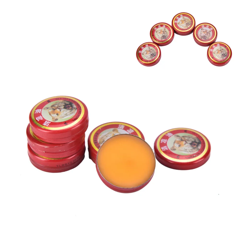 5 шт. тигровый бальзам мазь для снятия болевых ощущений массажный красный белый