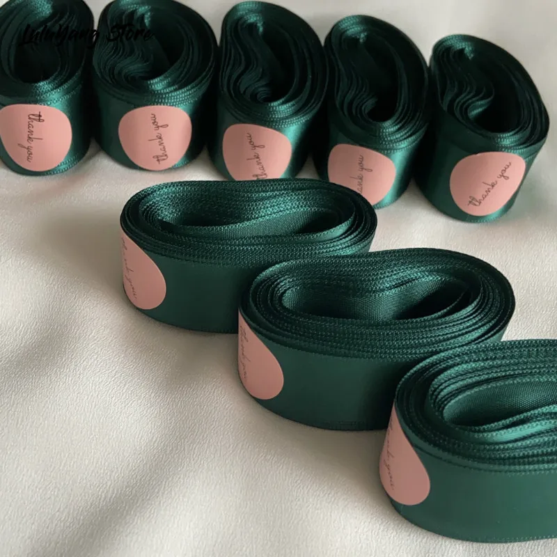 Атласная лента для упаковки подарков на Рождество 25 мм 40