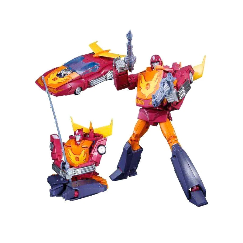 Трансформеры TAKARA TOMY MP28 Hot Rod Car металлическая часть 18 см Rodimus Prime экшн Фигурки